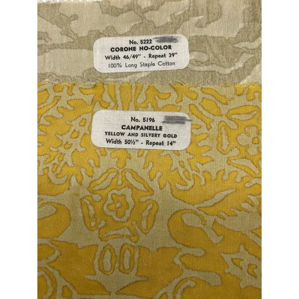 Vtg Seven Rare FORTUNY Sample Pieces - Hard to Find Patterns & Colors As Is